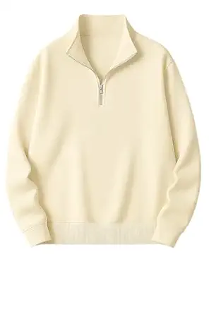 Mack Jonney Women’s Fleece Half-Zip High Neck Sweatshirt | Warm & Stylish Winter Wear -M4746