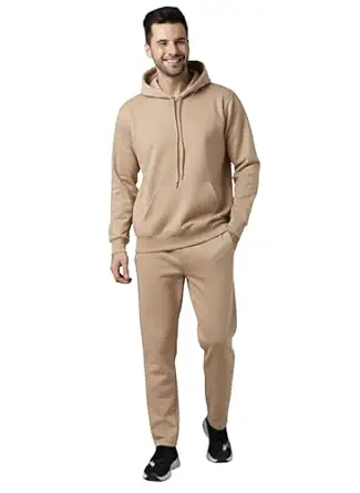 Mack Jonney Solid Track Suit for men | Co-ord Set | Warm Fleece Tracksuit Set | Full Sleeve Hoodie