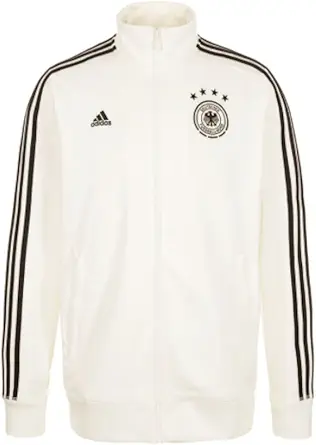 Adidas Germany 3-Stripe Track Top [White/Black] (XS)